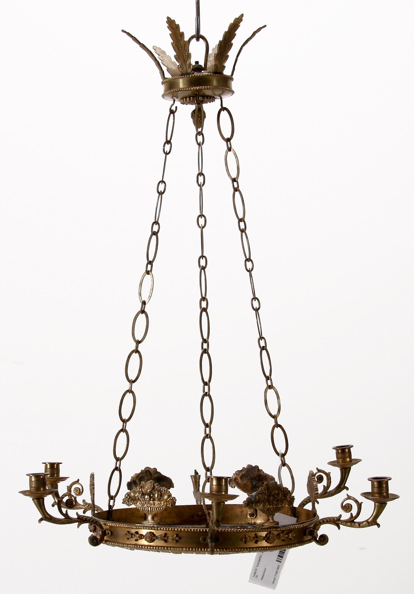 TAKAMPEL, empirestil. 1900-tal. H 70.