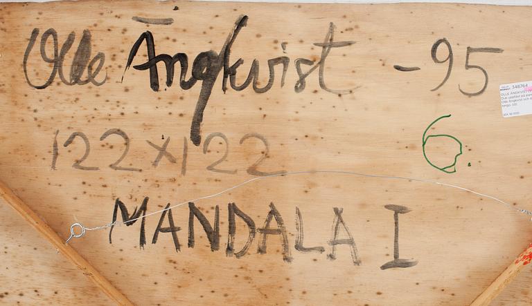 OLLE ÄNGKVIST, Olja på duk uppfäst på pannå. Sign Olle Ängkvist och dat -95 a tergo.