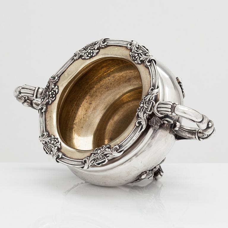 Sockerskål, silver, S:t Petersburg 1849.