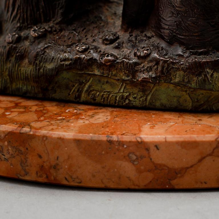 SKULPTUR, brons, signerad Manfred, 3/100.