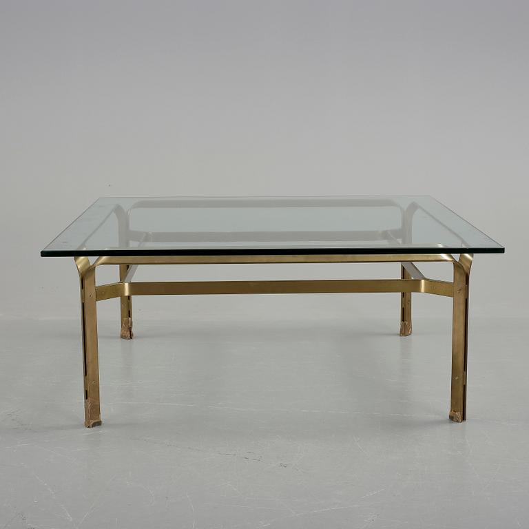 BORD, mässing och glas, 1970-tal.