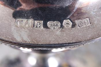 LOCKPOKAL, silver, empirestil, 1966, v ca 440g.