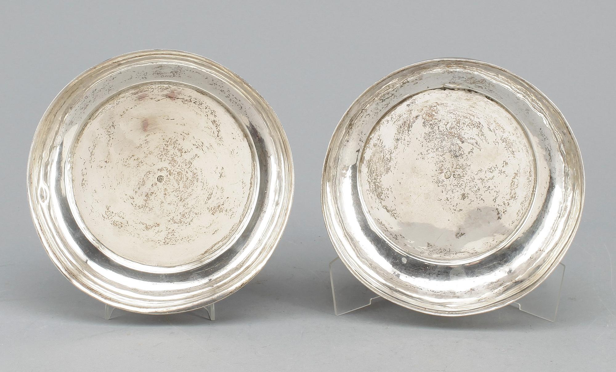 SKÅLAR, 2 st, silver, Egypten, en stämplad före 1946. Tot ca 640 gram.