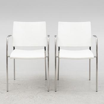 Johannes Foersom & Peter Hiort-Lorenzen, a set of eight 'Spira' chairs, Lammhults.