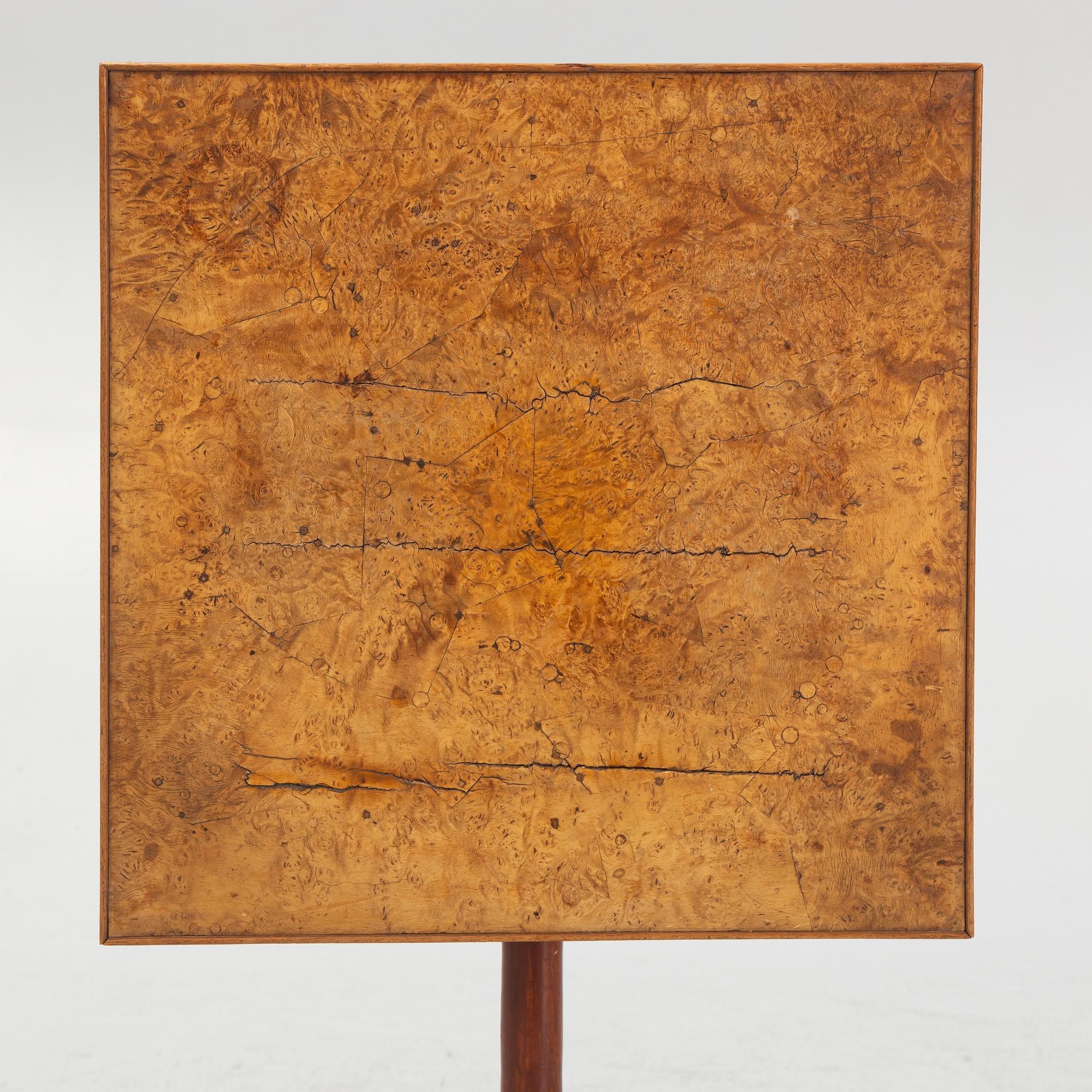 Fällbord, omkring år 1800.