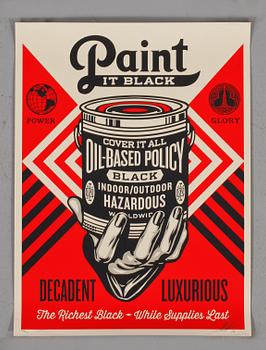 Shepard "Obey" Fairey · SHEPARD "OBEY" FAIREY, grafiskt blad, signerat, numrerat och daterat -14.