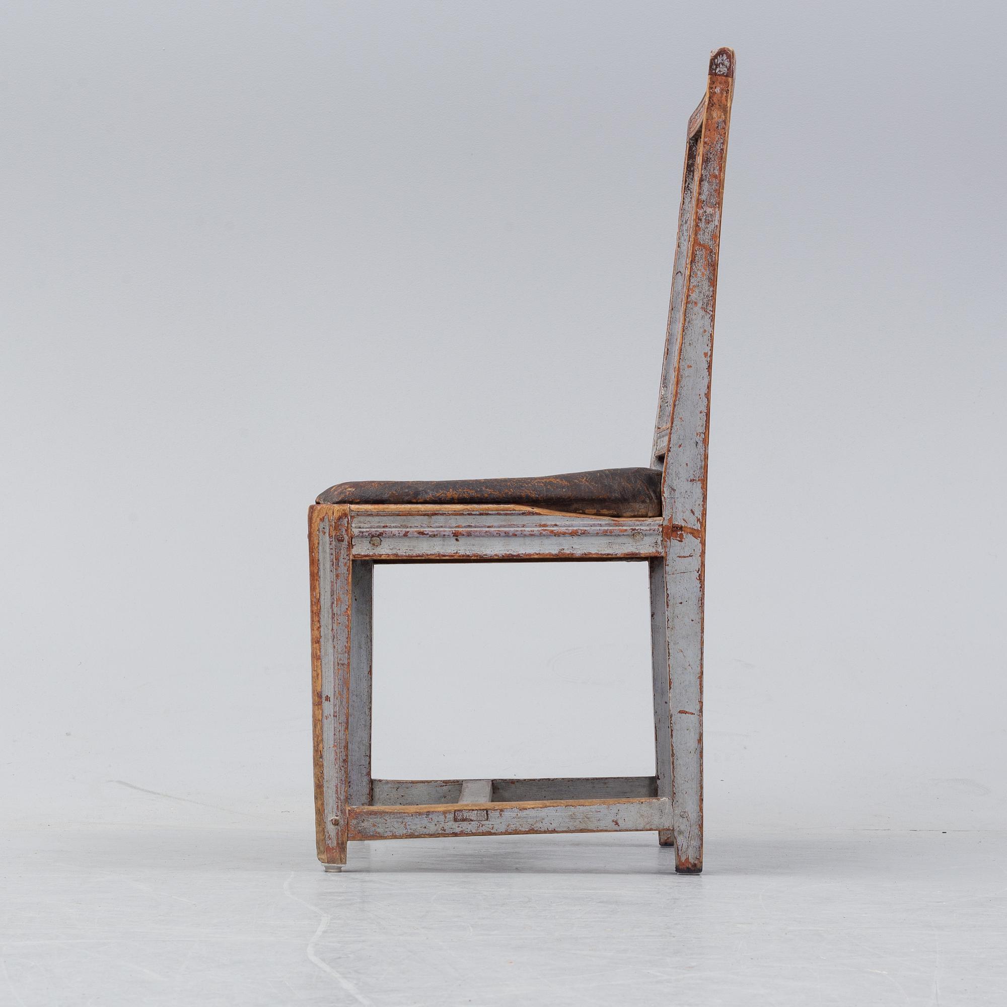 A Swedish chair, early 19th century.