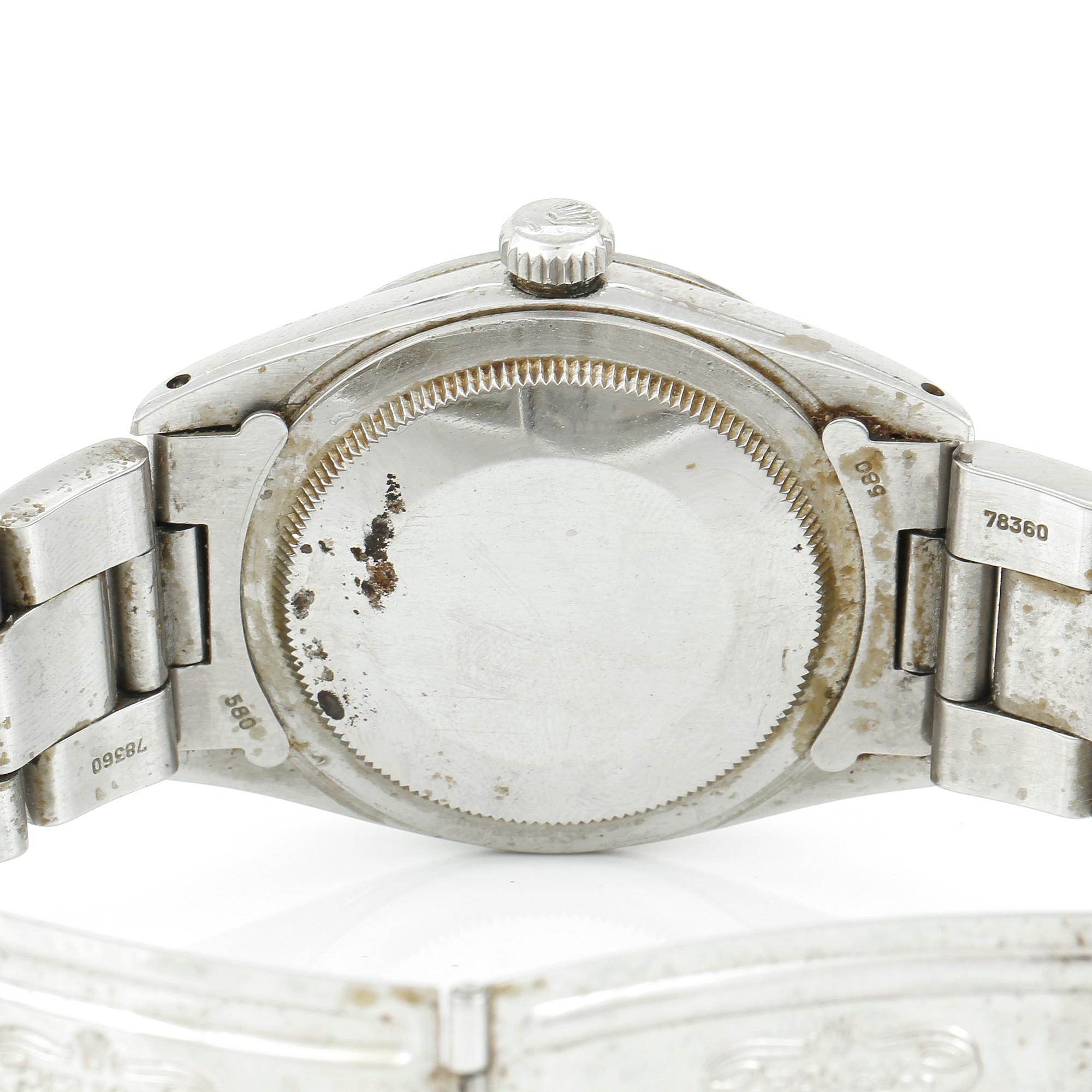 ARMBANDSUR, stål, Rolex Explorer, automatic, serienr 4085512, tillverkad ca 1974-75.