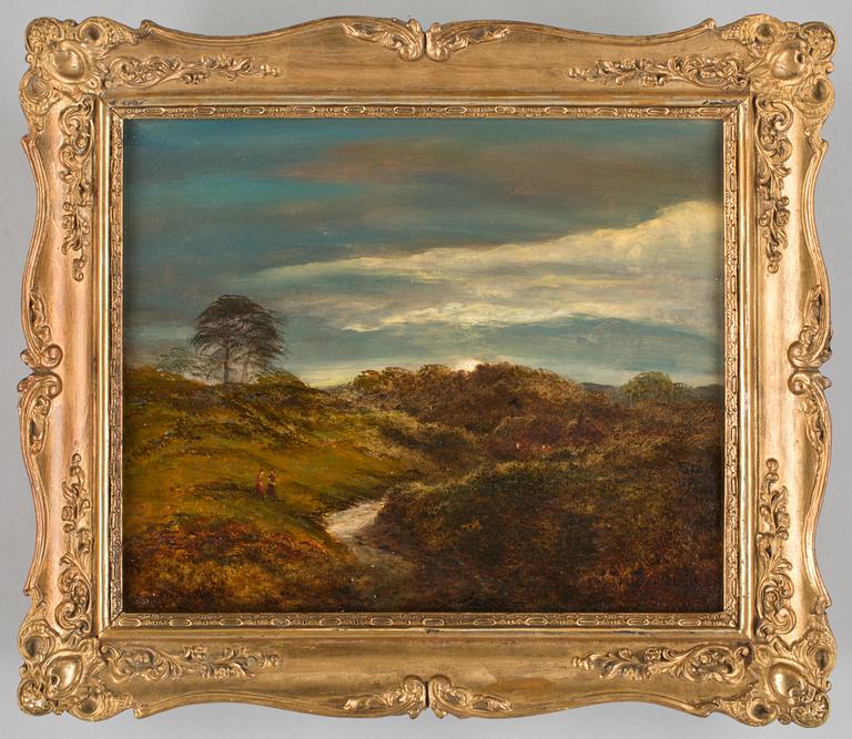 ARTHUR GILBERT, olja på duk, sign, 1800-tal.