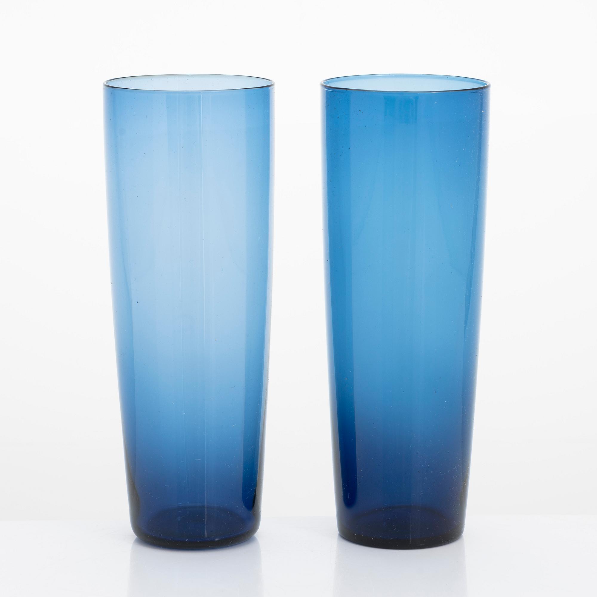 Tapio Wirkkala, dricksglas/saftglas, 16 st, modell 2204, Iittala. I produktion 1956-1969.