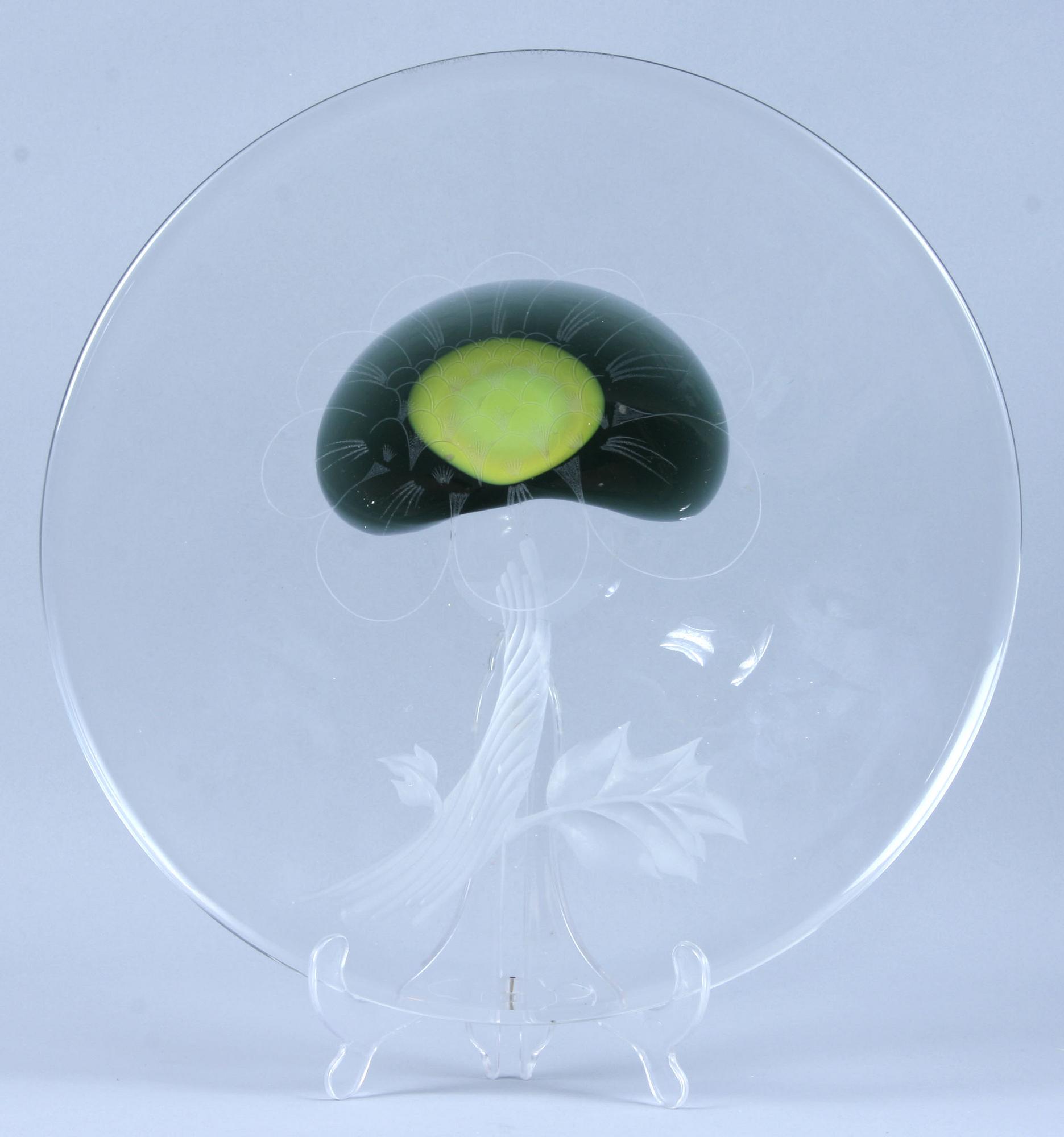 FAT, glas, Olle Alberius, Orrefors Expo, 1977.