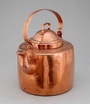 KAFFEPANNA, koppar, 1800-tal.