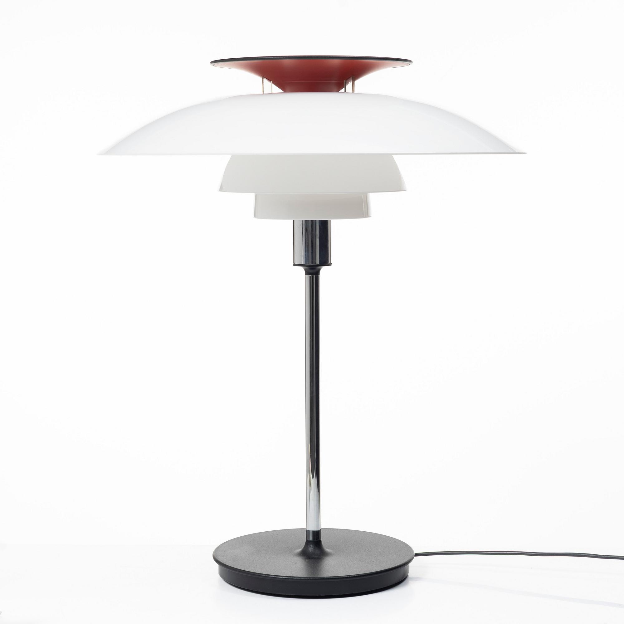 Poul Henningsen, Table lamp, PH 80, Louis Poulsen, Denmark.