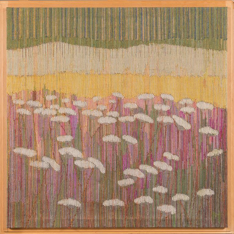 Viena Mertasalmi, translucent weaving, signed Viena Mertsalmi 1998.