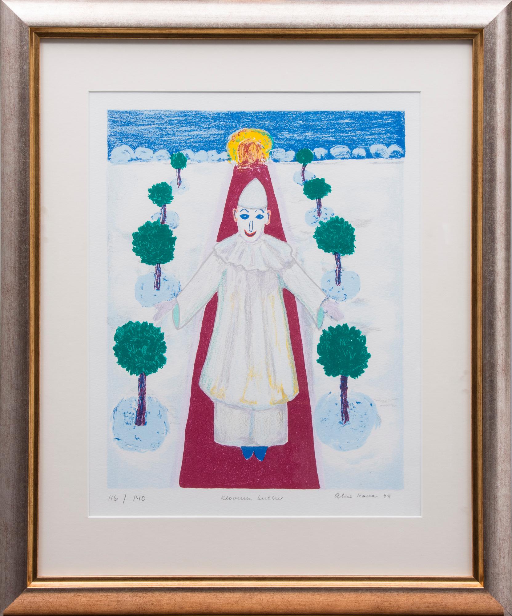 ALICE KAIRA, litografi, signerad, daterad 94 och numrerad 116/140.