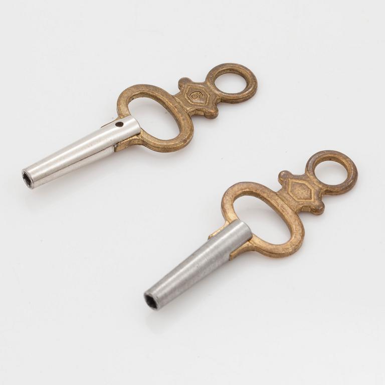 FICKUR, 4 st. 1 fickursfodral, 2 nycklar,