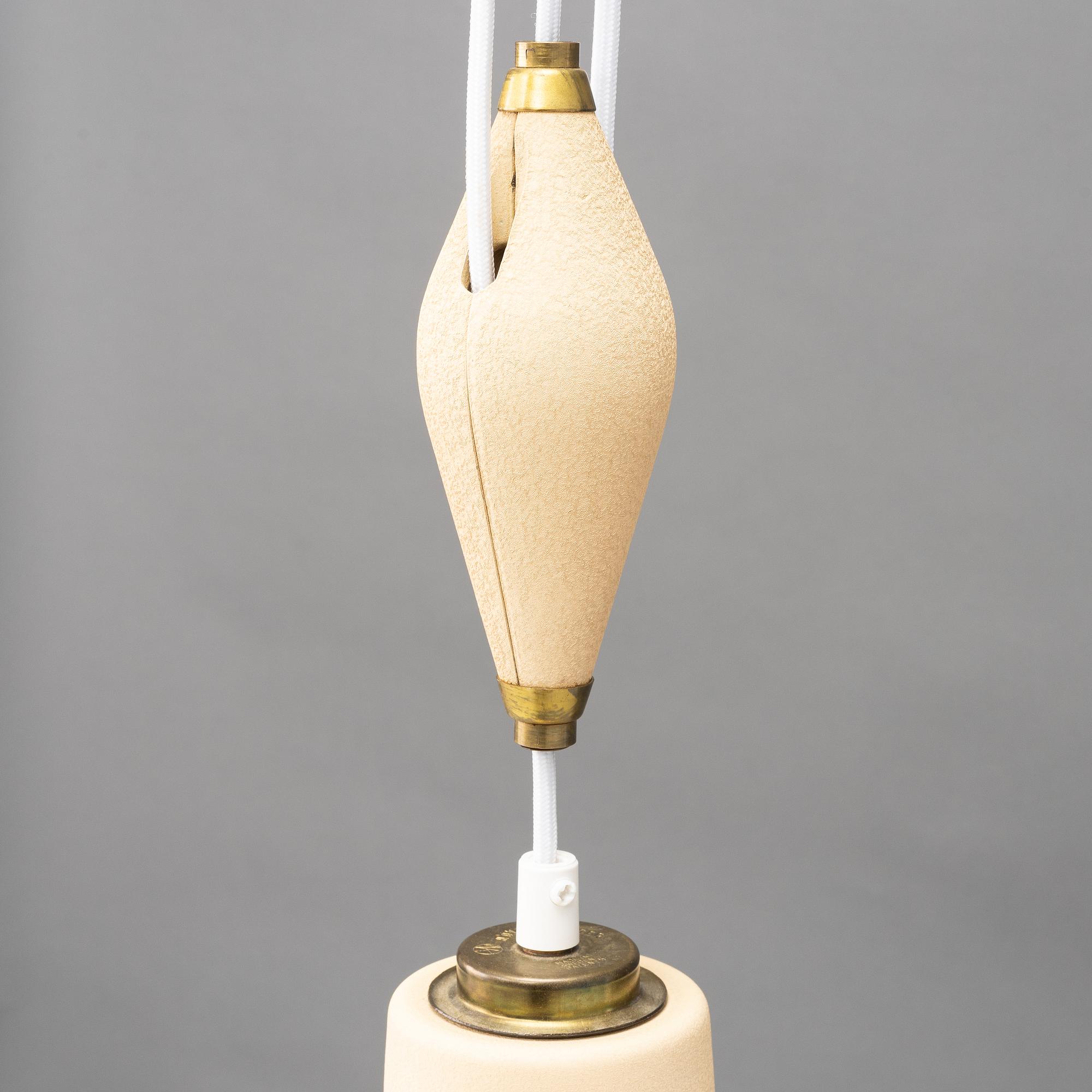 Bertil Brisborg, taklampa, modell "530-008", Nordiska Kompaniet, 1950-tal.