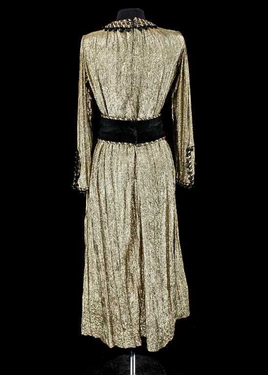 A 1970s long dress by Chanel.