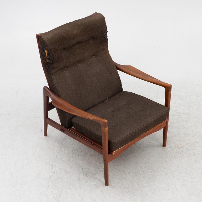 Ib Kofod Larsen, a 'Kandidaten' armchair, OPE möbler, 1960's.