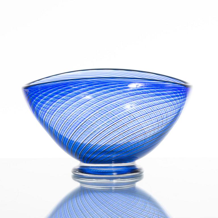 SKÅL, glas, Kosta. Vicke Lindstrand märkt LC 115.