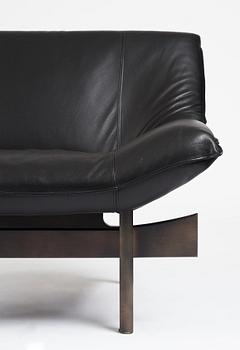 Takashi Okamura & Erik Marquardsen, a "model 84" sofa and easy chair, Nelo / Roche Bobois, post 1984.