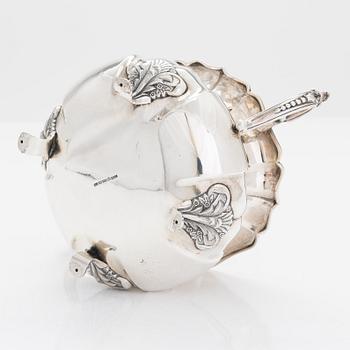 Kaffeservis, 3 delar, silver, Kultakeskus, Tavastehus, Finland 1927.