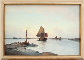 OTTO LUDVIG RICHARDE, olja på duk, sign o dat 1890.