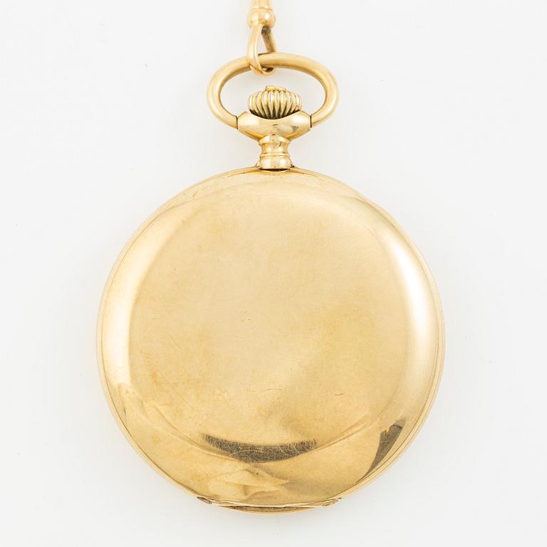 Ulysse Nardin, pocket watch, hunter, 52 mm.