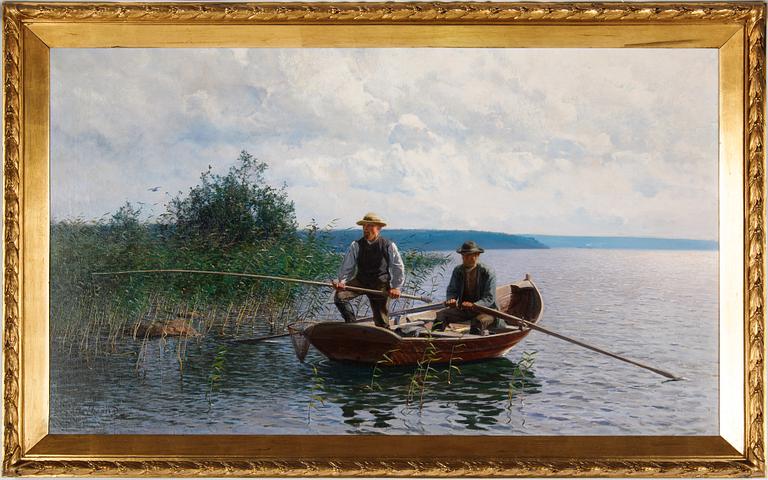 Alfred Thörne, oil on canvas, signed.