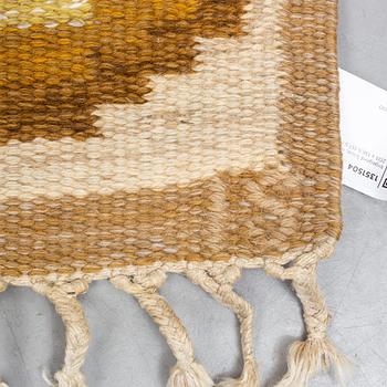 Ingegerd Silow, matta, rölakan, ca 203 x 136,5-137,5 cm, signerad IS.