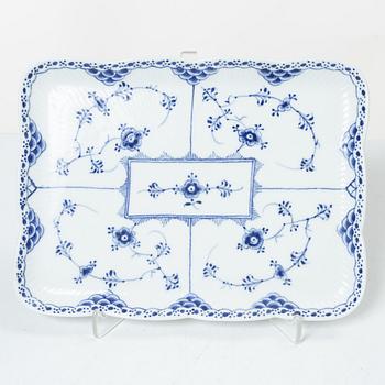 Royal Copenhagen, a 58-piece porcelain 'Blue Fluted' dinner and tea service, Denmark, mostly 1889-1934 but some pieces 1950-1984.