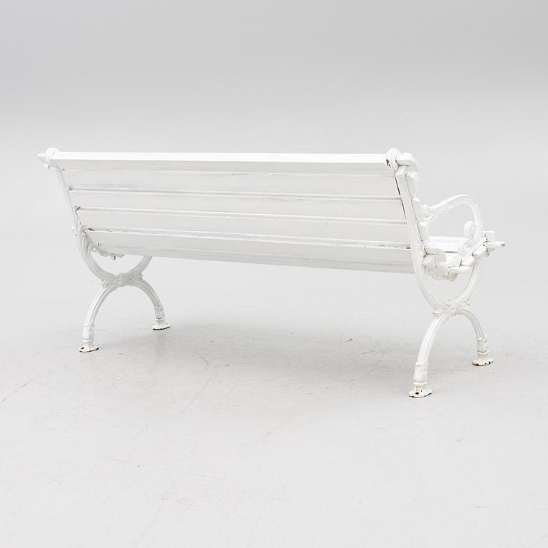 Trädgårdssoffa, Näfveqvarns Bruk, tidigt 1900-tal.