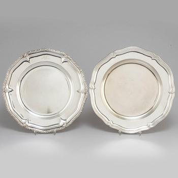 2 silver dishes. G.A. Dahlgren Malmö and David Andersen & Comp Stockholm 1916.