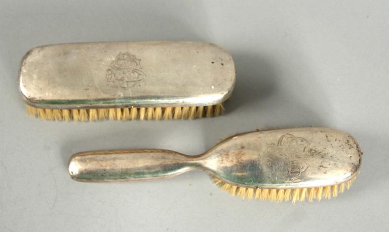 PARTI SILVER, 9 delar. Bl.a 1800-tal.