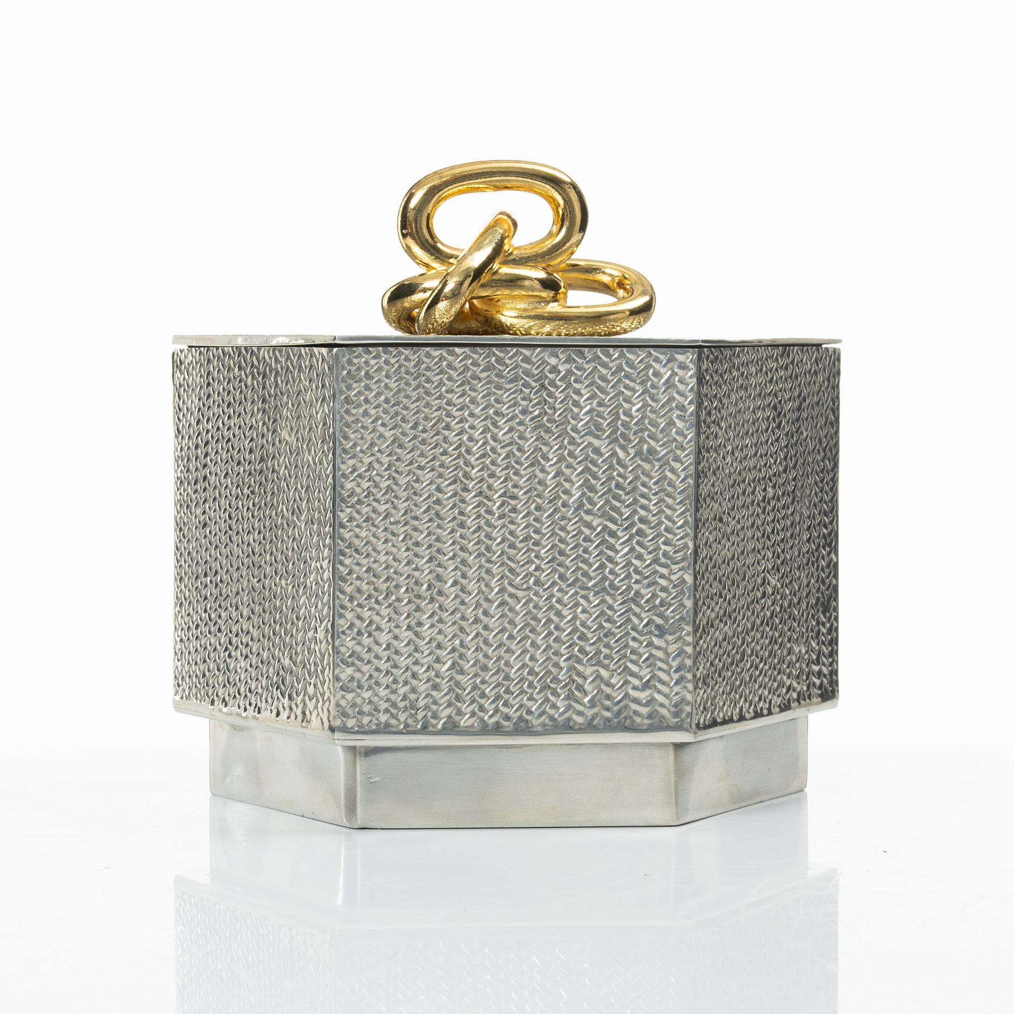 Estrid Ericson, a pewter box, "Panama", Svenskt Tenn.
