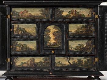 Kabinettskåp, Holland, sent 1600-tal, Barock.