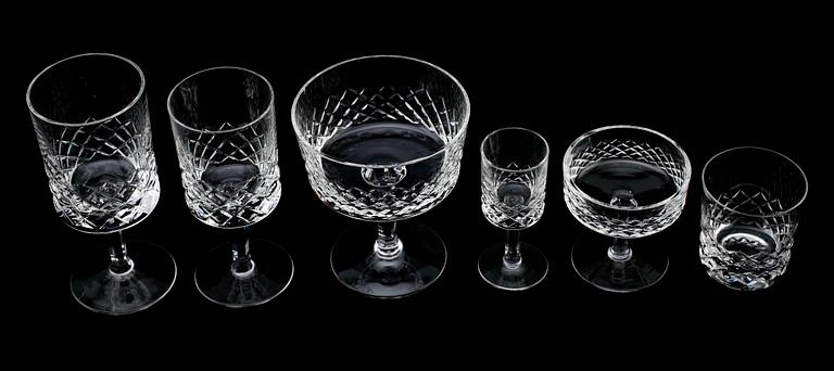 GLASSERVIS, 52 delar, 1900-talets andra hälft.