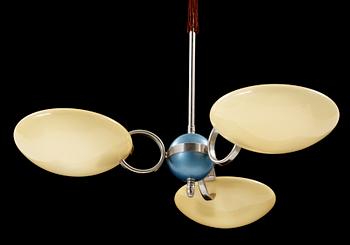 TAKLAMPA, art deco, 1900-talets första hälft. Höjd 62 cm.