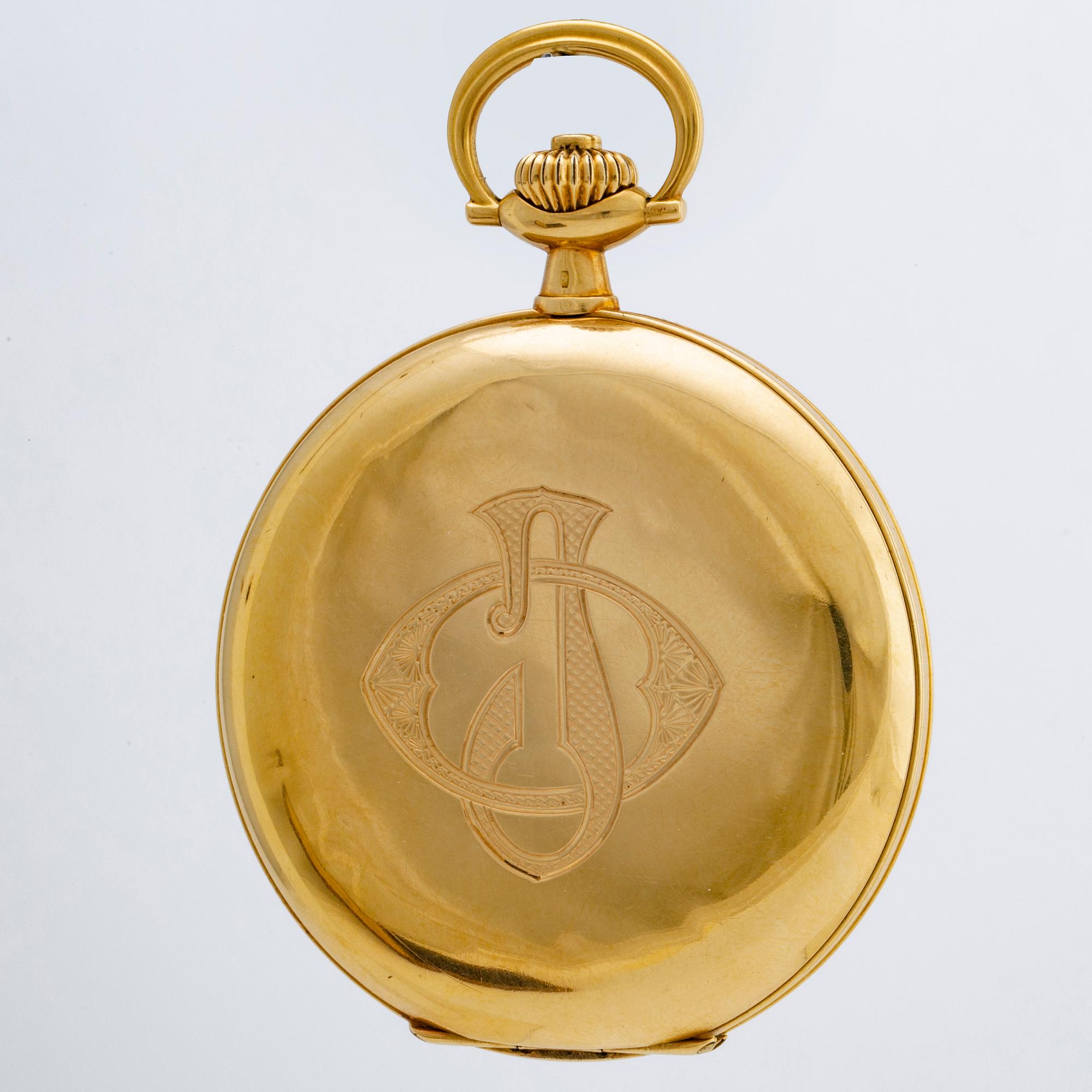 OMEGA, pocket watch hunter, 50 mm.