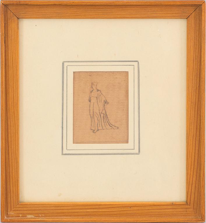 CARL FREDRIK HILL, Indian ink.