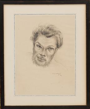 EINAR WALLQUIST,  drawing, signed and dated -49.