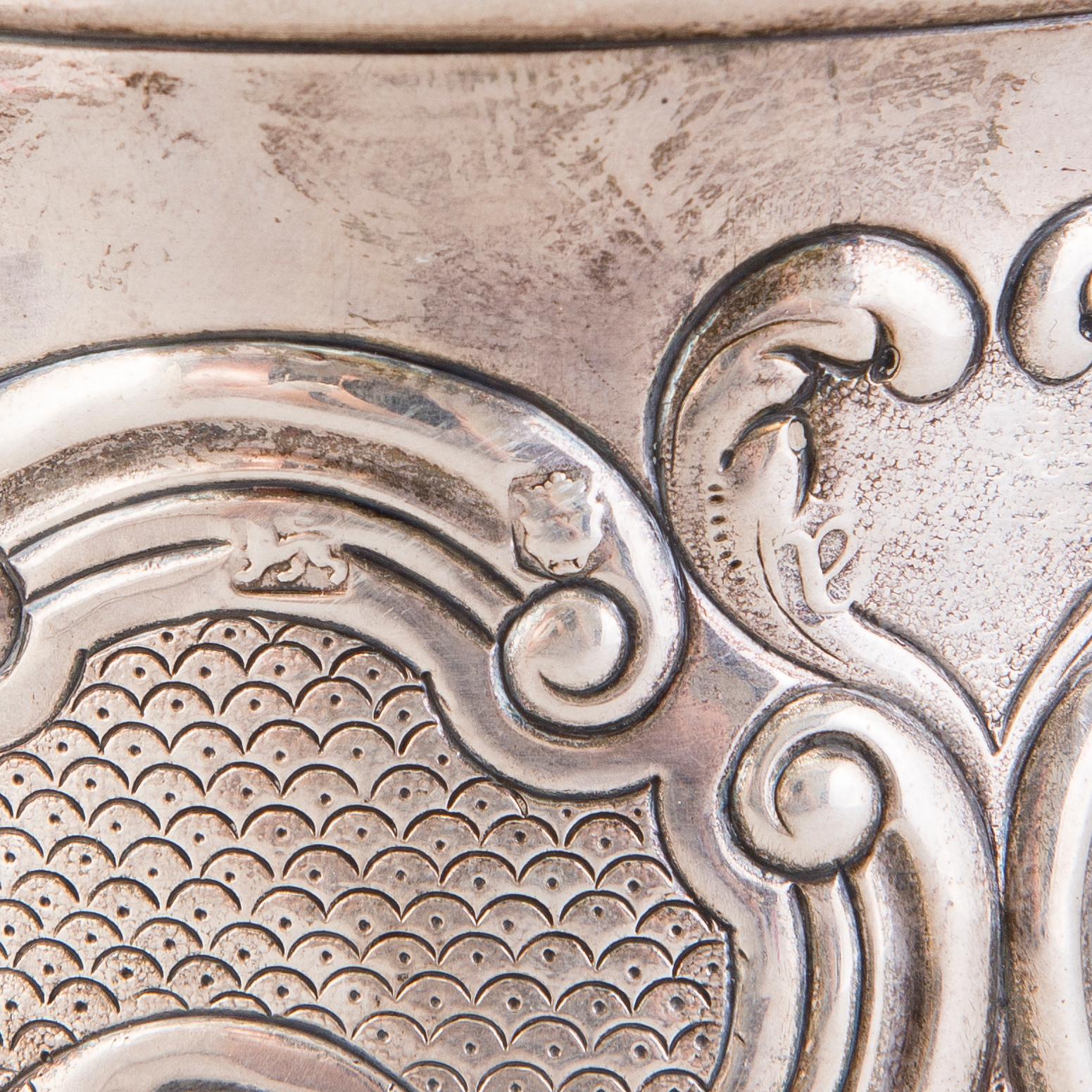 A ENGLISH TANKARD, silver, London 1772.