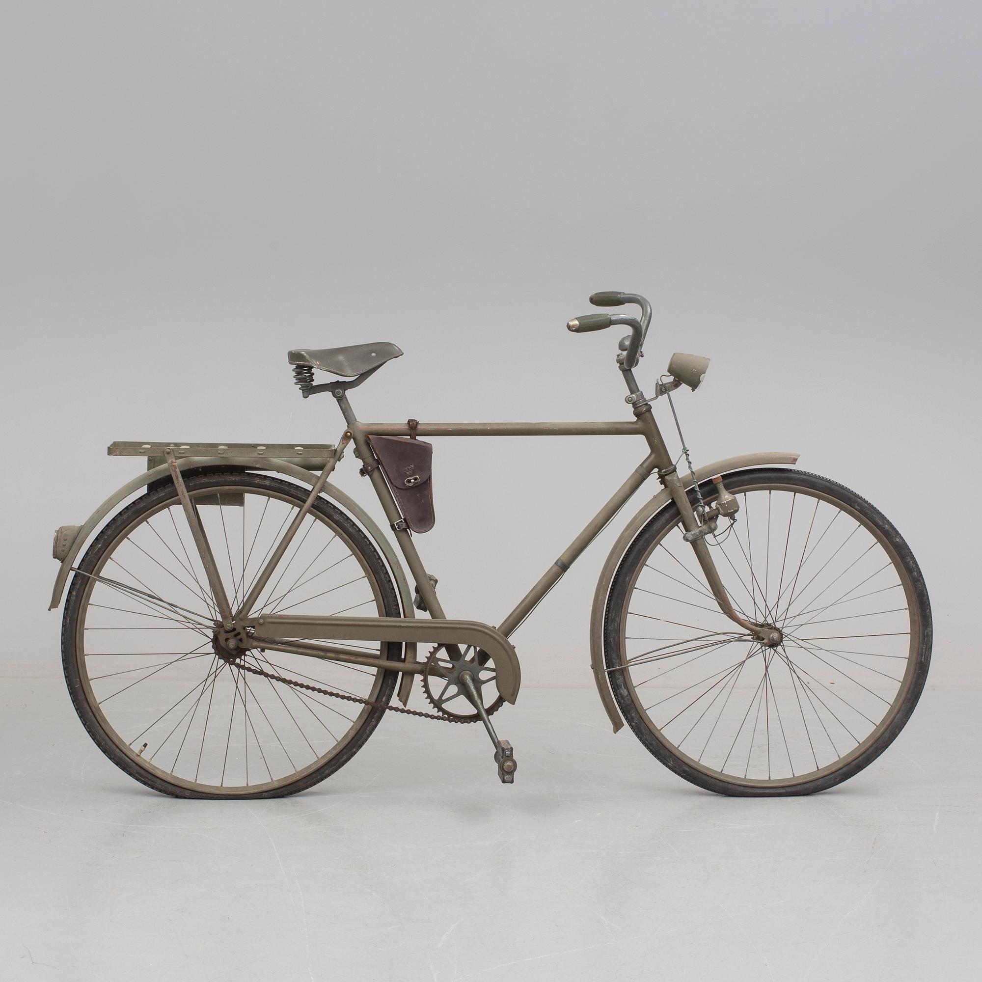 CYKEL, ARMÉVELOCIPED m/42 med plansch för armévelociped m/1930.