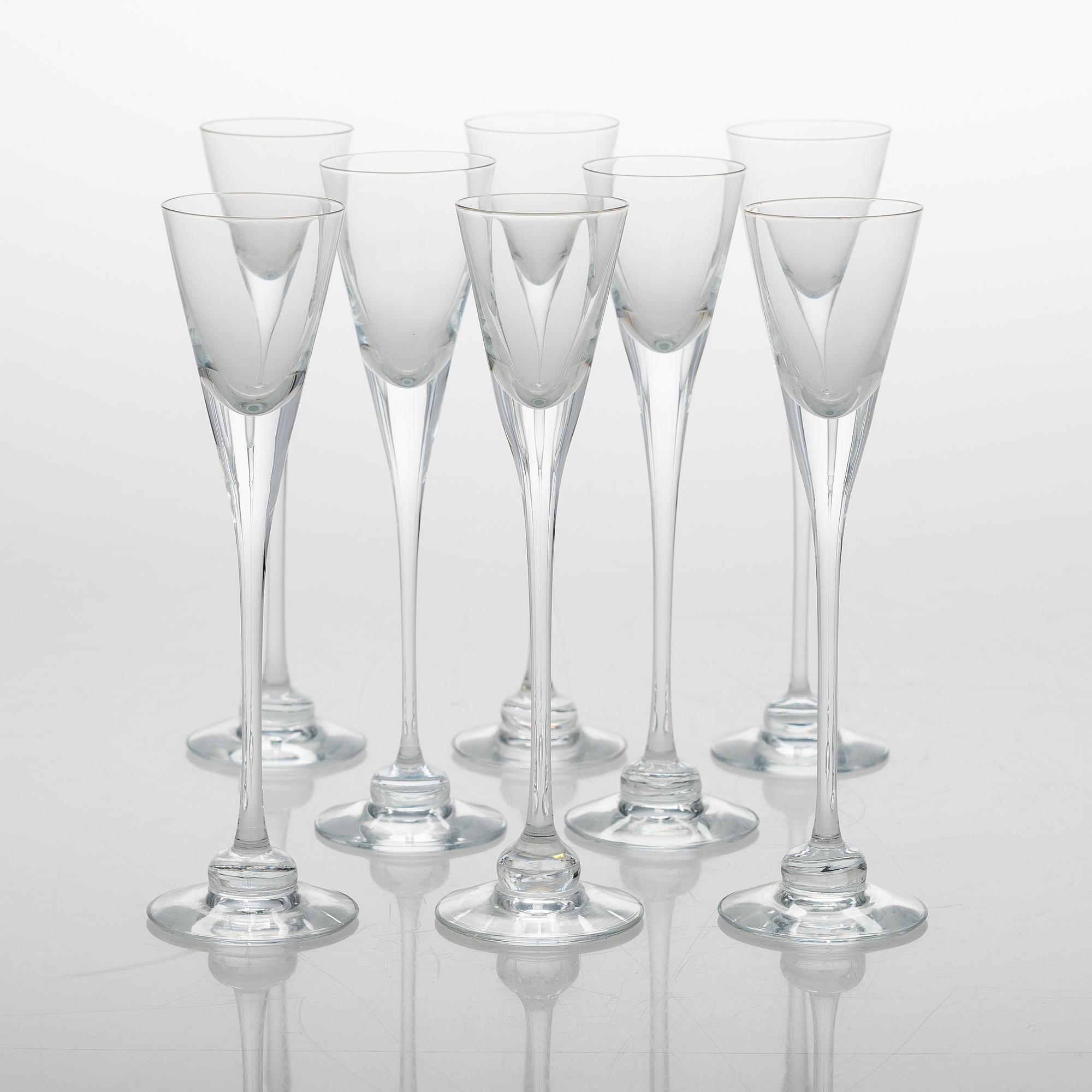 HEIKKI ORVOLA, A 51-piece set of 'Aurora' glassware for Iittala.