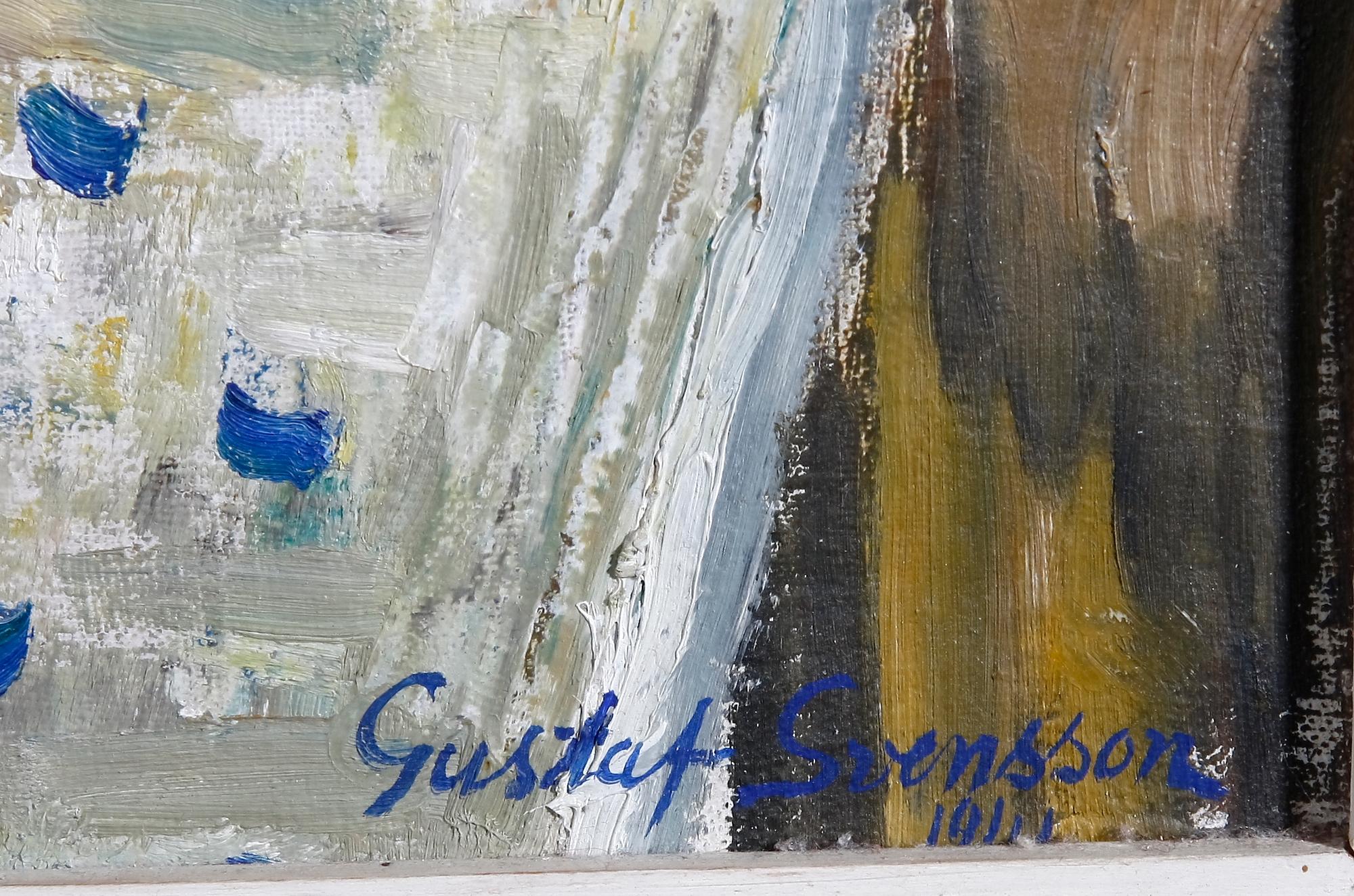 SVENSSON, GUSTAV. Olja på duk, sign o dat 1941.