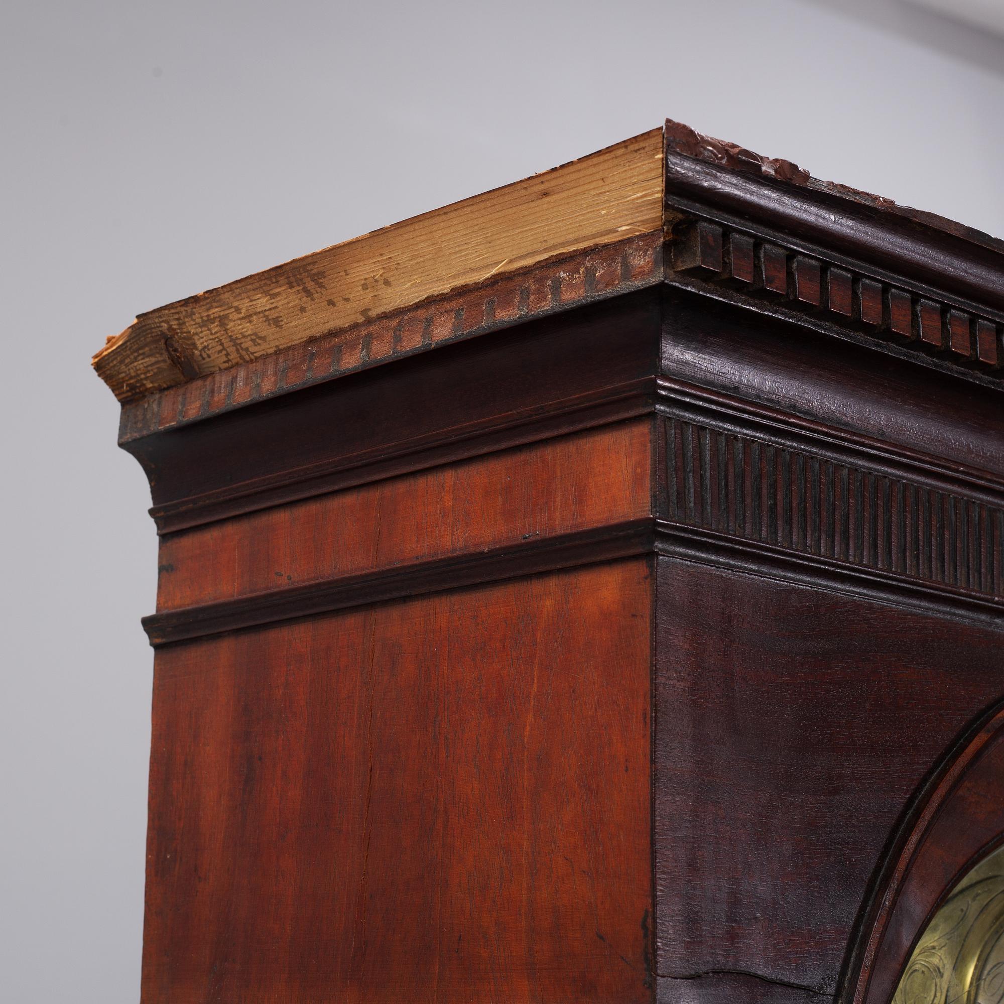 Golvur, Skottland, urtavlan märkt Dan Brown Glasgow. 1800-tal.