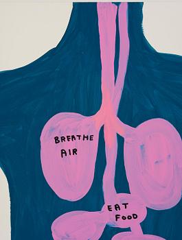 David Shrigley, "Untitled (Breathe Air)".
