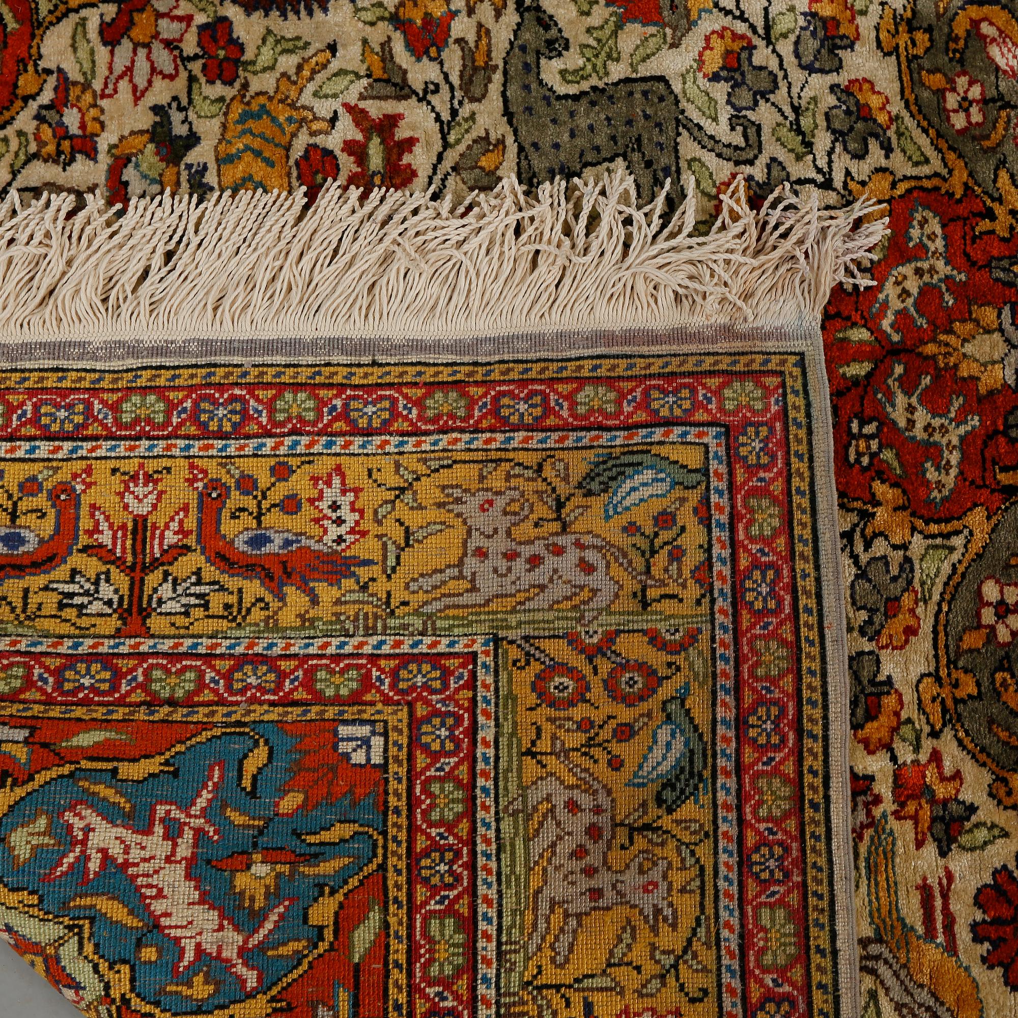 MATTA, Kayseri, part silk, old, 224 x 150 cm.