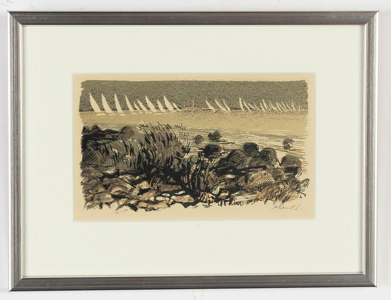 Roland Svensson, 4 litographs, signed and one numbered 20/25.