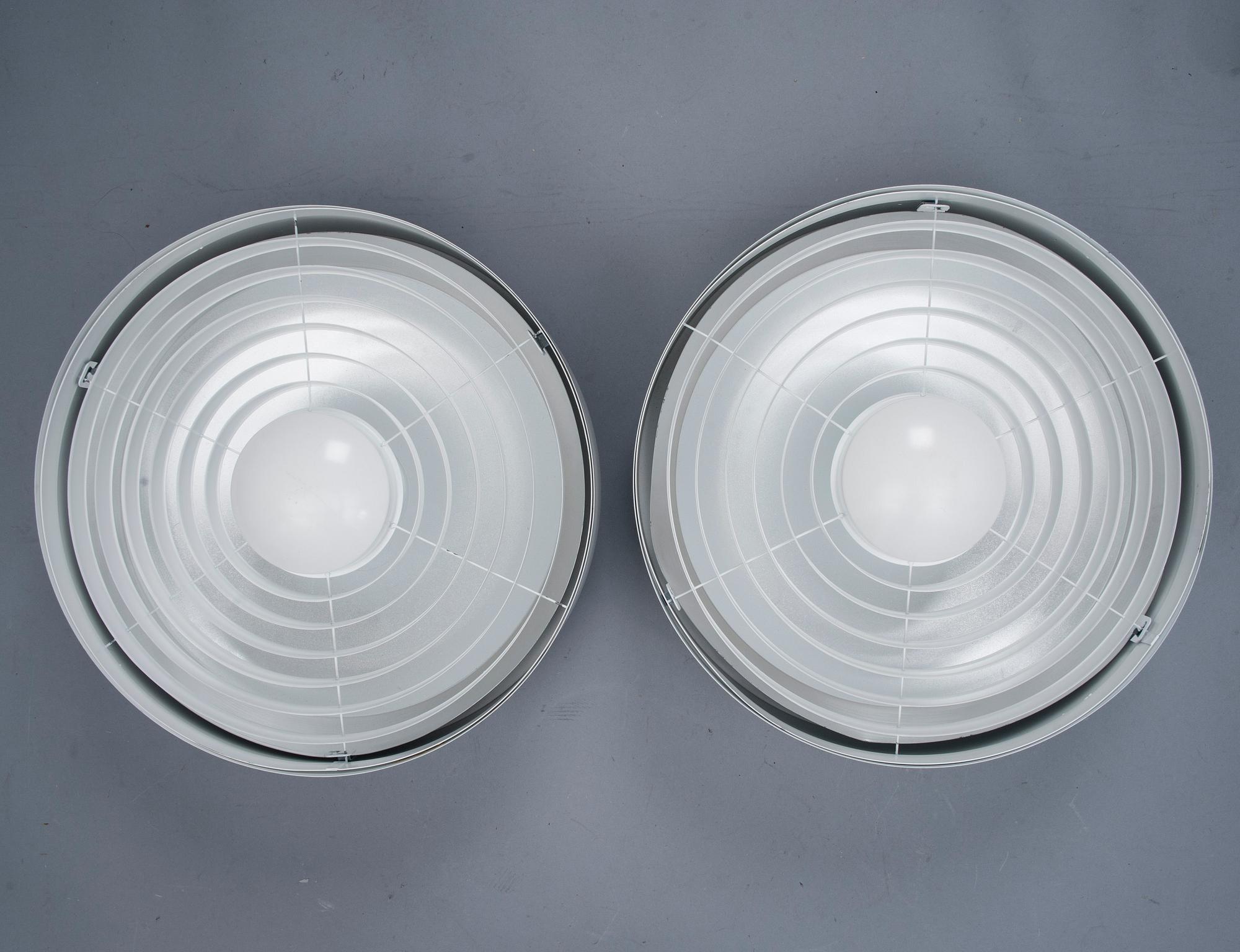 TAKLAMPOR / PLAFONDER, 2 st, Heikki Turunen, Orno, Finland 1900-talets slut.